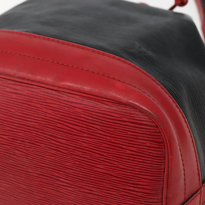 Louis Vuitton Petit Noe NM Handbag Epi Leather, BLACK, LEATHER, Handbag