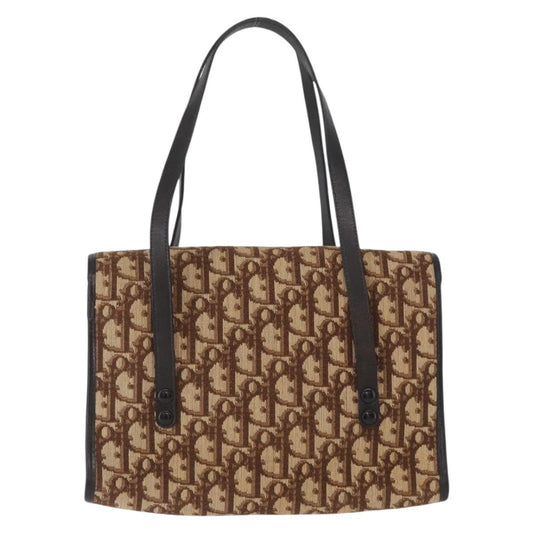 Christian Dior Trotter Canvas, BEIGE, CANVAS, Shoulder bag