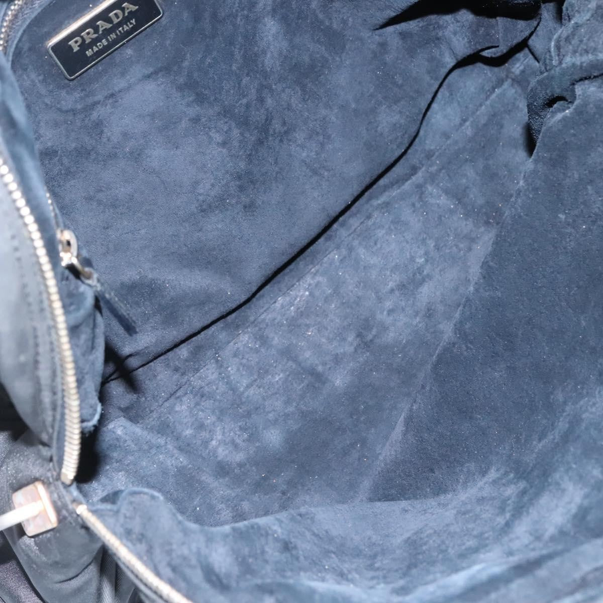 Prada Zip Around Tote Tessuto, BLACK, NYLON, Tote bag
