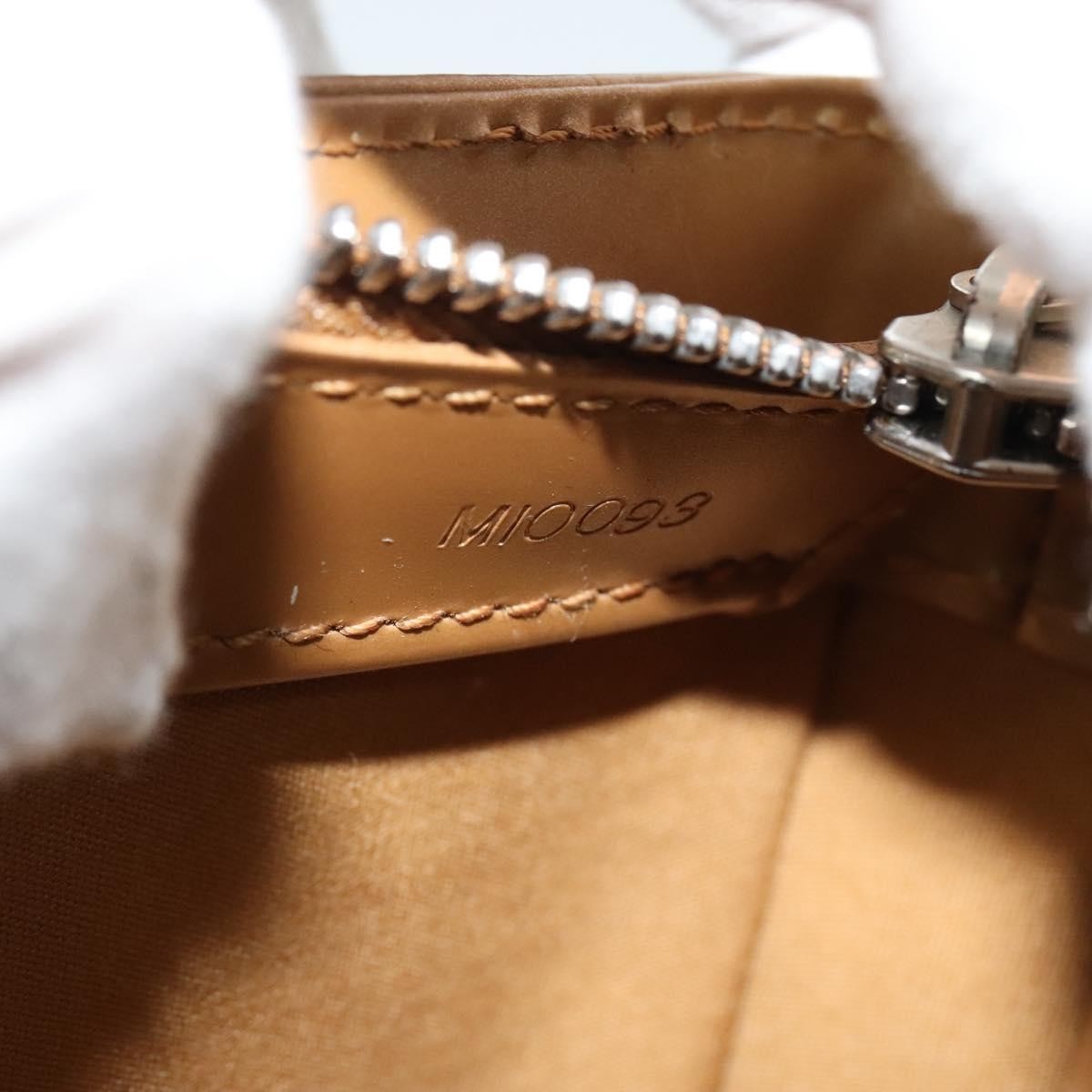 Louis Vuitton Mat Fowler Handbag Monogram Vernis, GOLD, LEATHER, Handbag