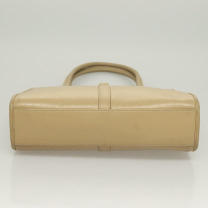 Gucci Vintage Jackie Handbag Leather, BEIGE, LEATHER, Handbag