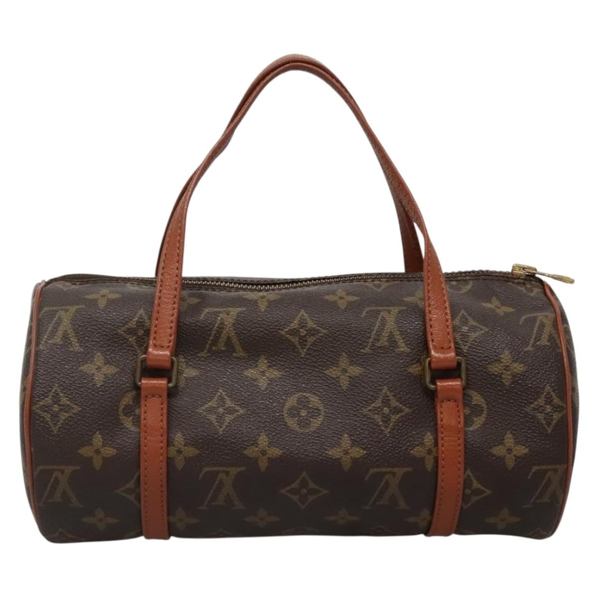 Louis Vuitton Papillon Handbag Monogram Canvas, BROWN, CANVAS, Handbag