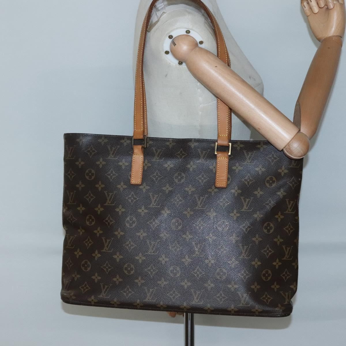 Louis Vuitton Luco Handbag Monogram Canvas, BROWN, CANVAS, Handbag