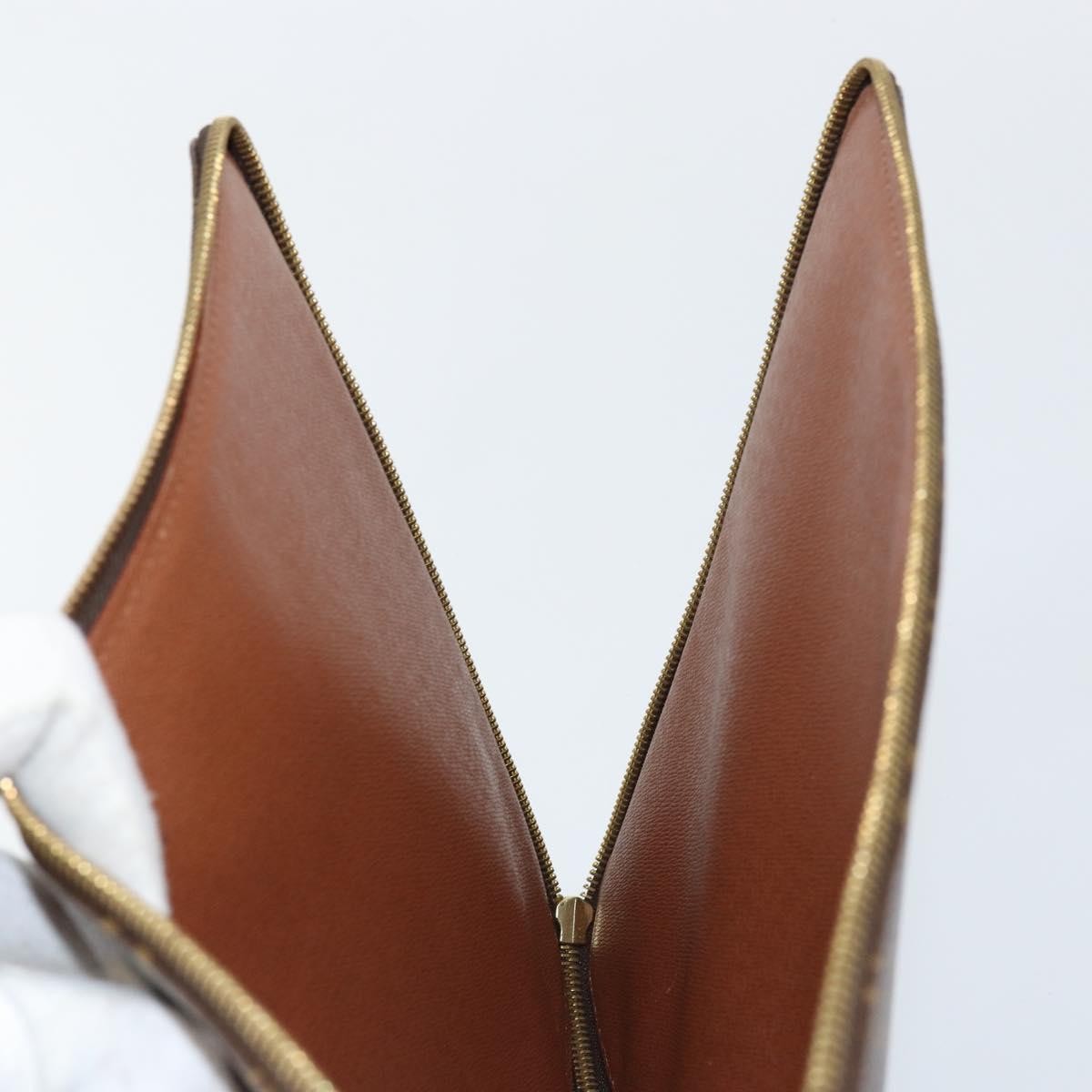 Louis Vuitton Poche Documents Monogram Canvas, BROWN, CANVAS, Briefcase