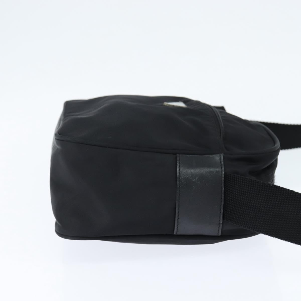 Prada Front Pocket Camera Bag Tessuto, BLACK, NYLON, Shoulder bag