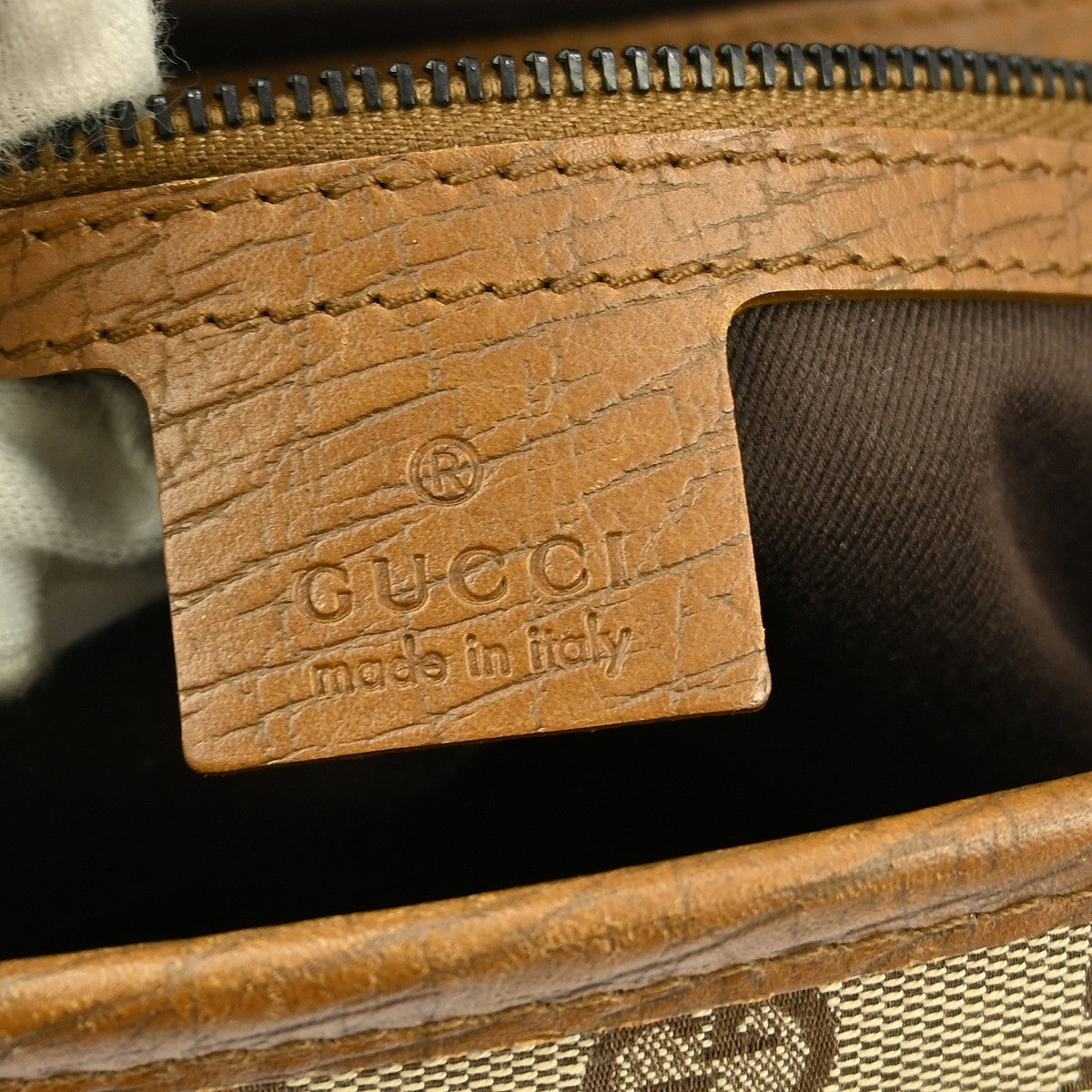 Gucci Bamboo Bullet Bag GG Canvas, BROWN, CANVAS, Shoulder bag