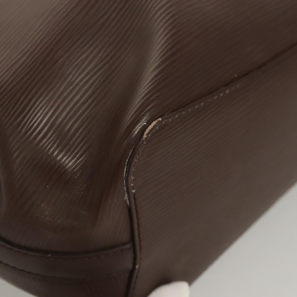 Louis Vuitton Mandara Handbag Epi Leather, BROWN, LEATHER, Shoulder bag