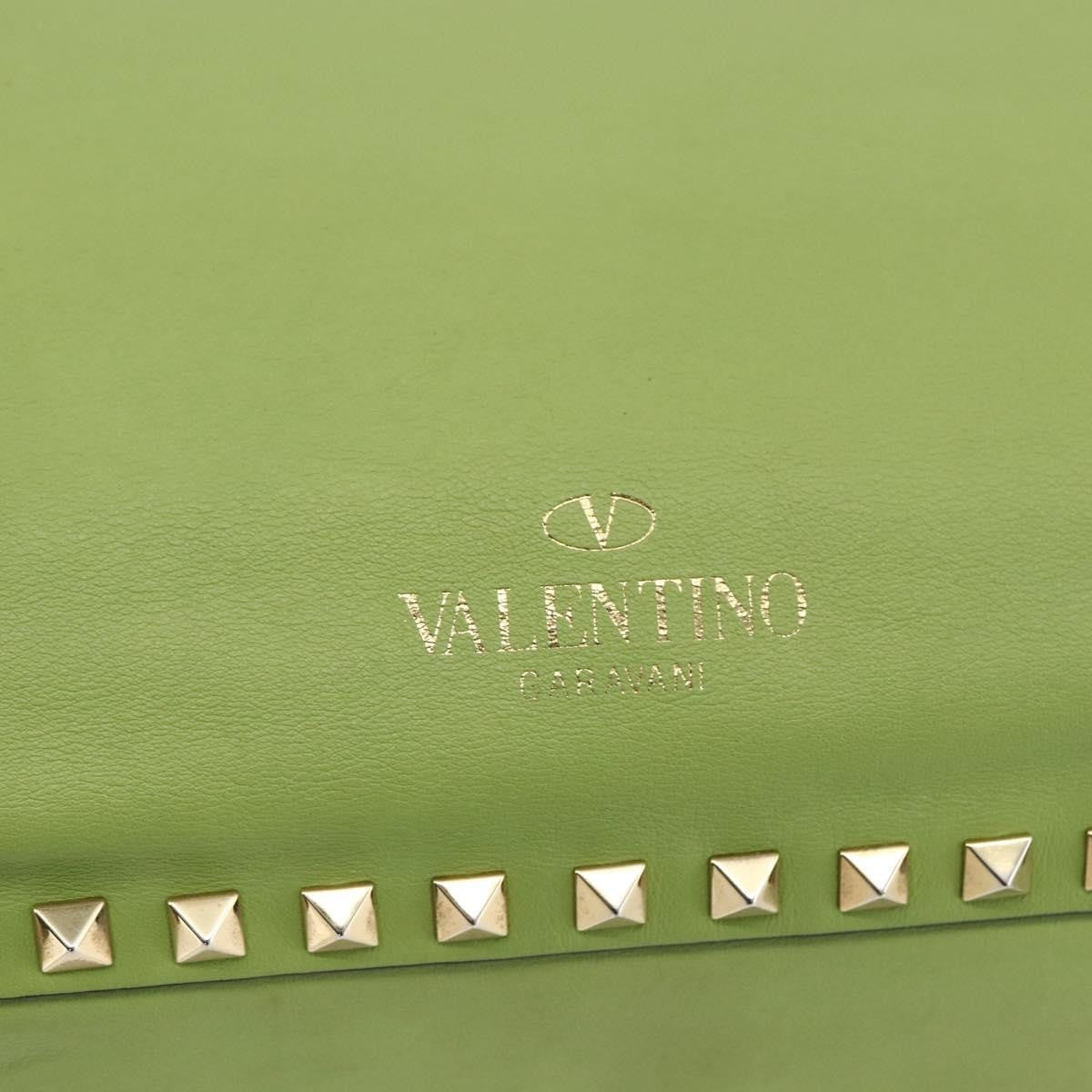 Valentino Garavani Rockstud Tote Textured Leather, GREEN, LEATHER, Tote bag