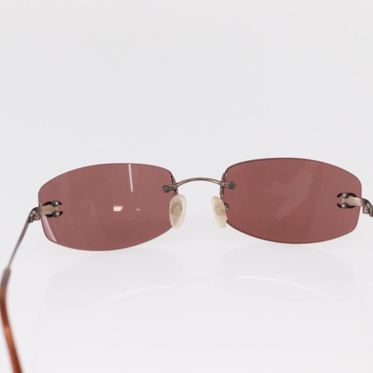 Chanel Logo CC Sunglasses Metal, BROWN, METAL, Sunglasse