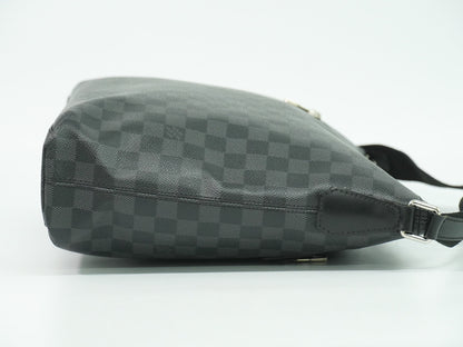 Louis Vuitton Mick Messenger Bag Damier Graphite, BLACK, CANVAS, Shoulder bag
