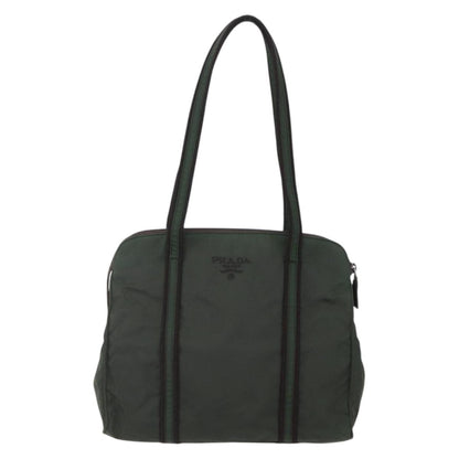 Prada Vintage Tote Tessuto, Khaki, Nylon, Tote Bag