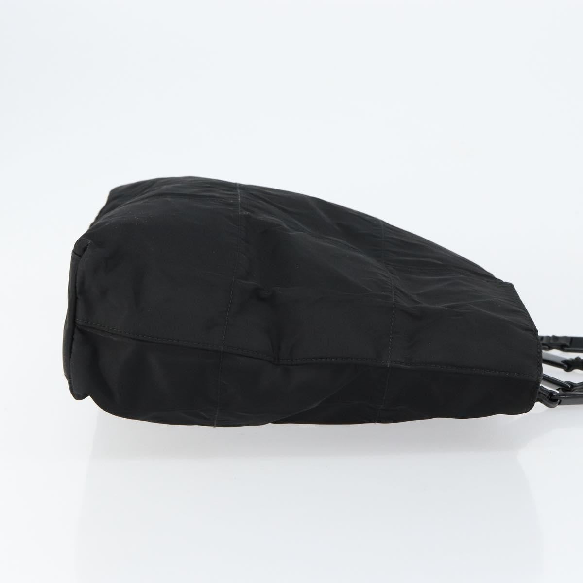 Prada Vintage Zip Tote Tessuto, BLACK, NYLON, Tote bag
