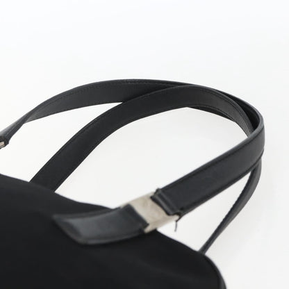 Salvatore Ferragamo Vintage Handbag Nylon, Black, Nylon, Handbag