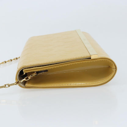 Louis Vuitton Ana Bag Monogram Vernis, YELLOW, PATENT_LEATHER, Clutche & pouche