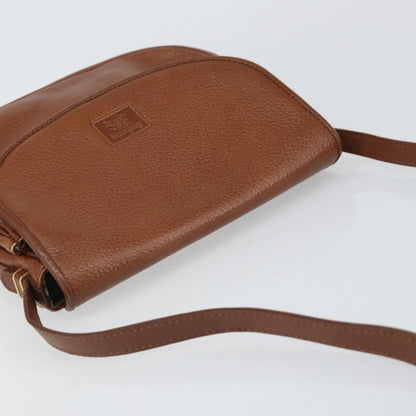 Burberry Vintage Shoulder Bag Leather, BROWN, LEATHER, Shoulder bag
