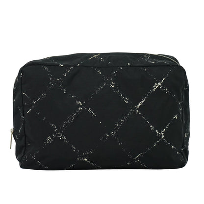 Chanel Travel line pouch Nylon, BLACK, NYLON, Travel bag