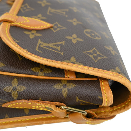 Louis Vuitton Sac Gibeciere Messenger Bag Monogram Canvas, Brown, Canvas, Shoulder Bag