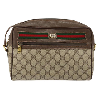 Gucci Vintage Ophidia Shoulder Bag GG Canvas, BEIGE, PVC, Shoulder bag