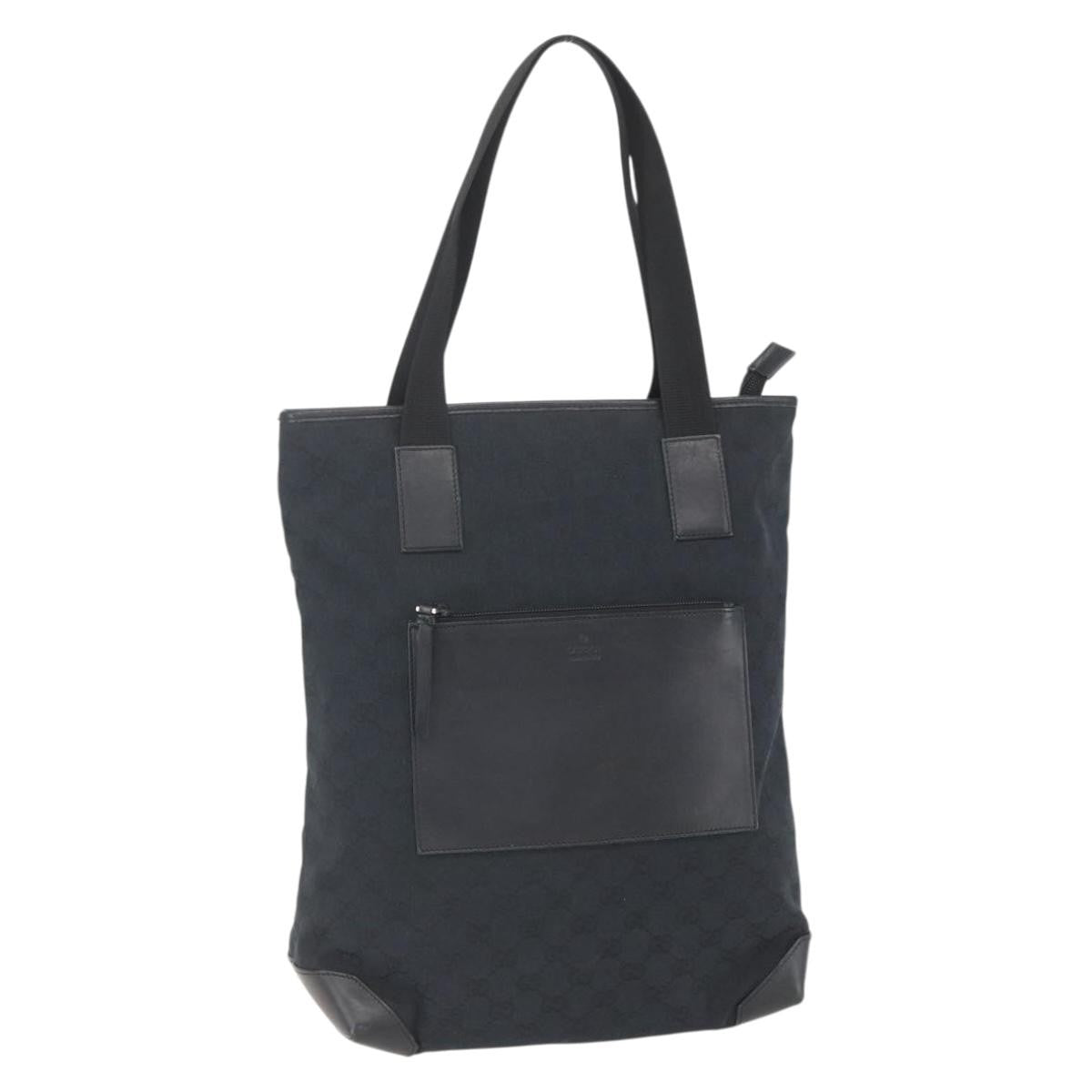 Gucci Vintage tote GG Canvas, BLACK, CANVAS, Tote bag