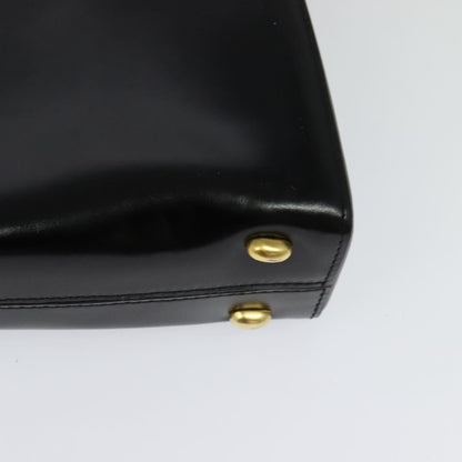 Celine Shoulder Bag Leather, BLACK, LEATHER, Shoulder bag