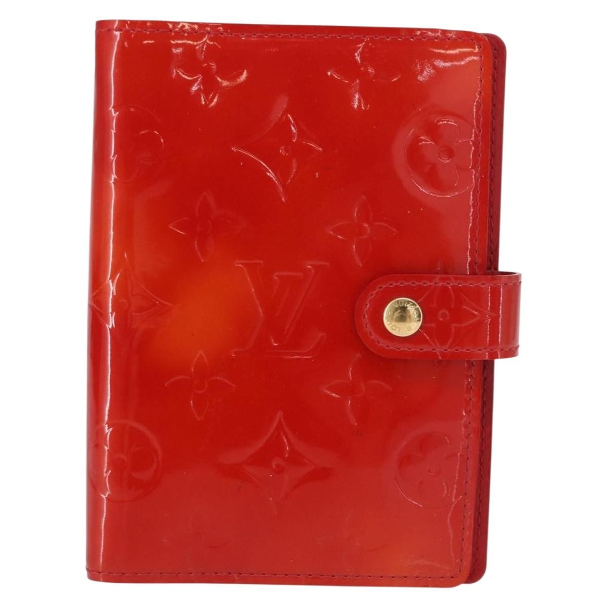 Louis Vuitton Agenda Cover Patent Leather, RED, PATENT_LEATHER, Toiletry Case