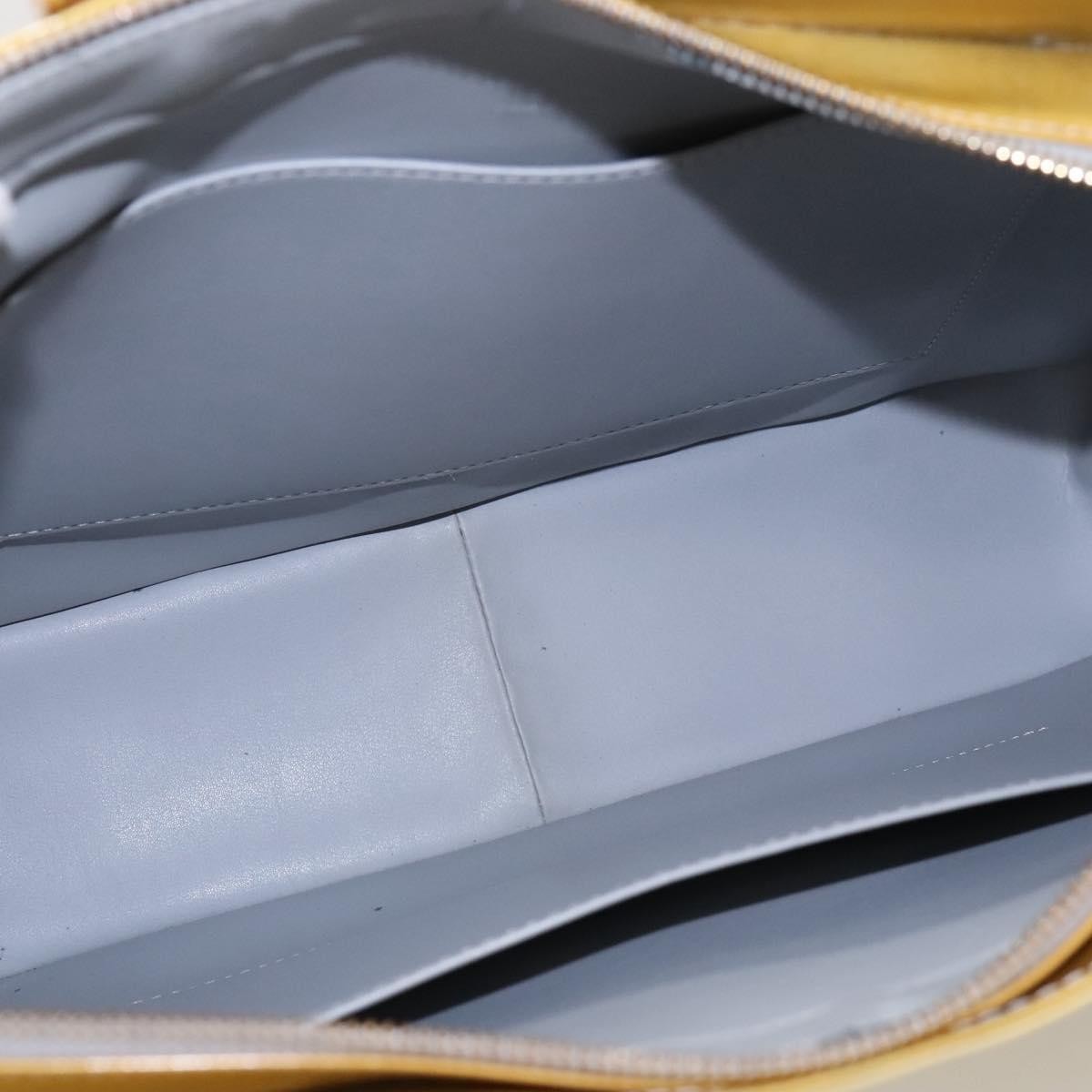 Louis Vuitton Columbus Handbag Monogram Vernis, GRAY, PATENT_LEATHER, Tote bag