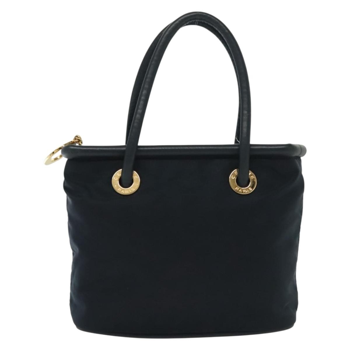 Celine Handbag Nylon, NAVY, NYLON, Handbag