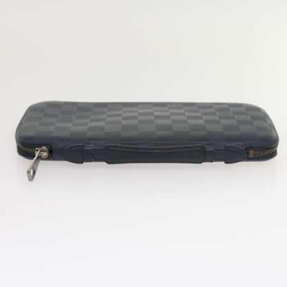 Louis Vuitton Organiser Atholl Leather, BLACK, LEATHER, Clutche & pouche