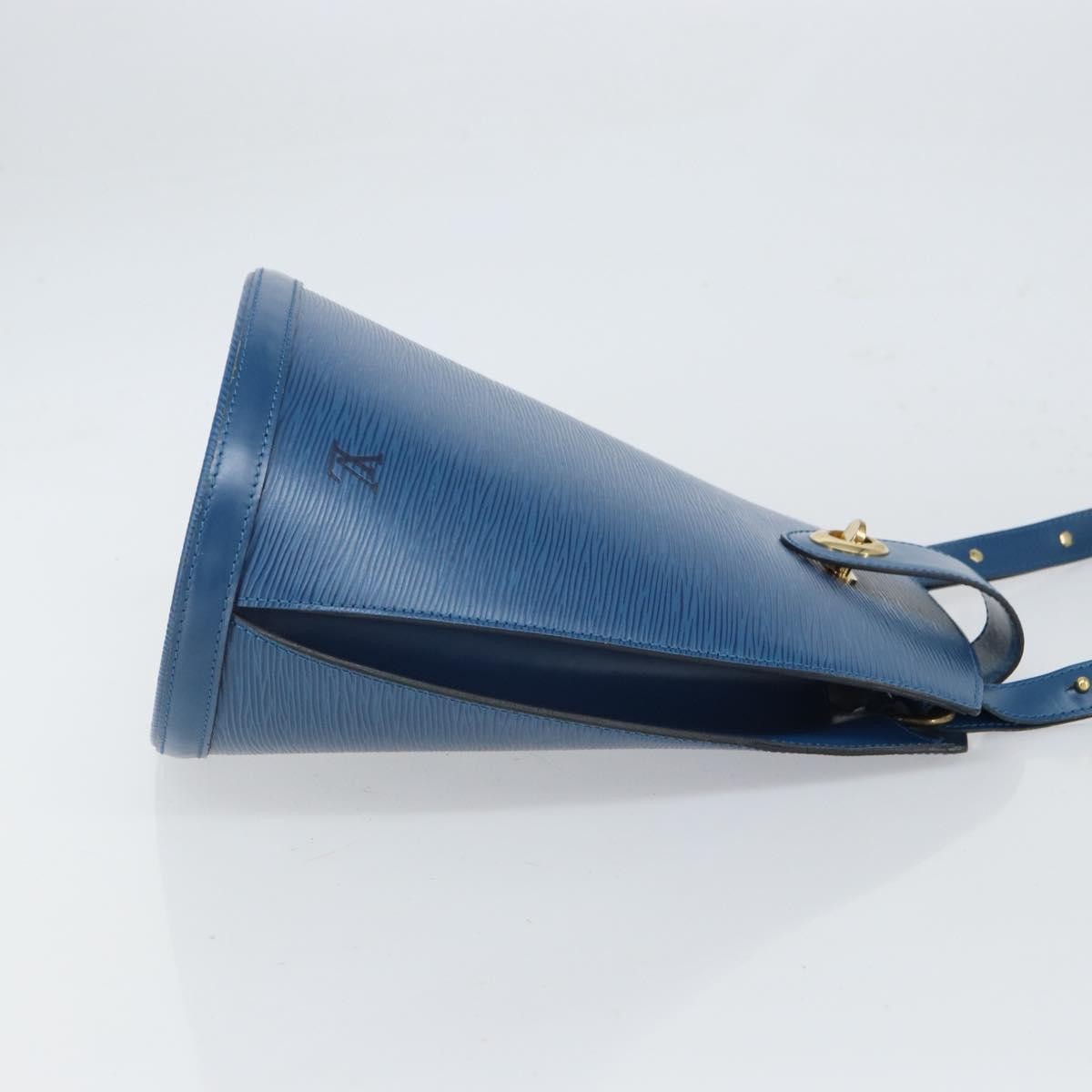 Louis Vuitton Cluny Shoulder Bag Epi Leather, BLUE, LEATHER, Shoulder bag