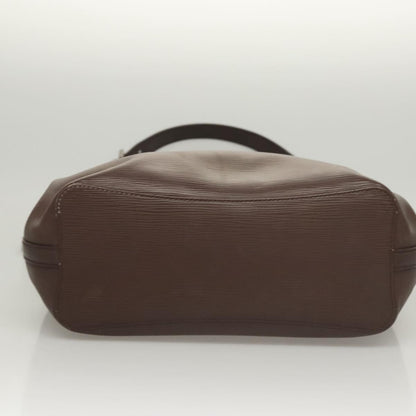 Louis Vuitton Mandara Handbag Epi Leather, BROWN, LEATHER, Shoulder bag