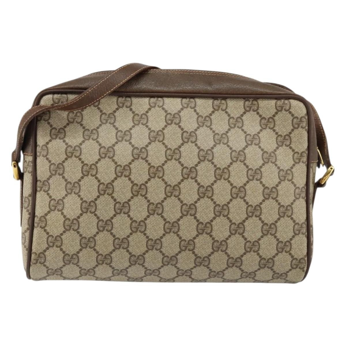 Gucci Vintage Ophidia Shoulder Bag GG Canvas, BEIGE, PVC, Shoulder bag
