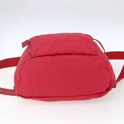 Prada Front Pocket Backpack Tessuto, PINK, NYLON, Backpack
