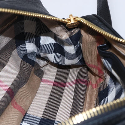 Burberry Vintage Shoulder Bag Leather, BLACK, LEATHER, Shoulder bag