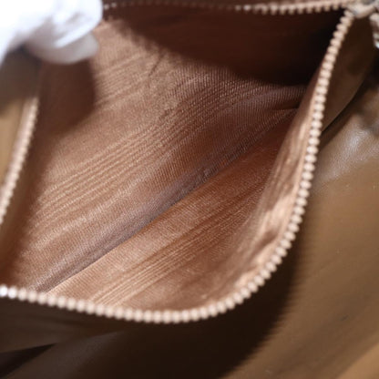 Celine Macadam Pochette Canvas and Leather, BEIGE, CANVAS, Clutche & pouche