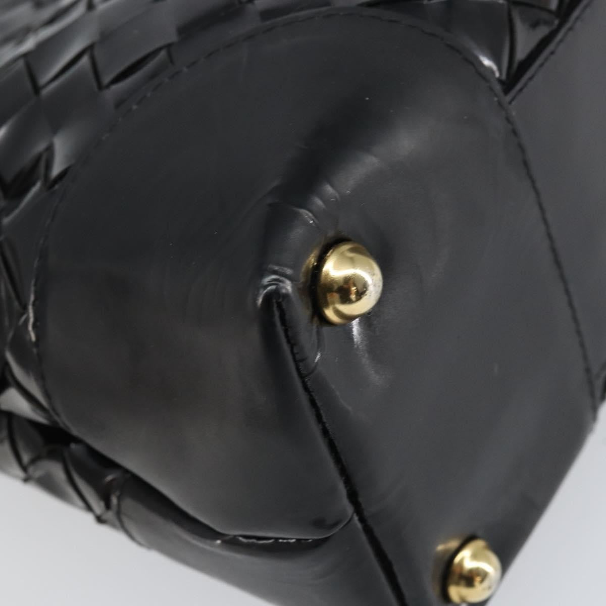 Bottega Veneta Intrecciato Tote Patent leather, BLACK, PATENT_LEATHER, Tote bag