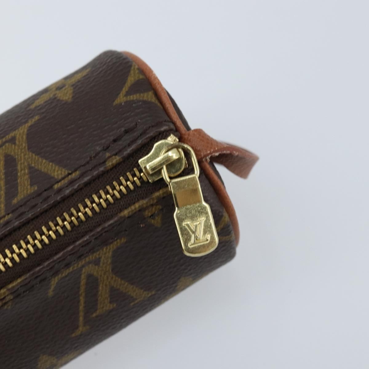 Louis Vuitton Papillon Pochette Monogram Canvas, BROWN, CANVAS, Clutche & pouche