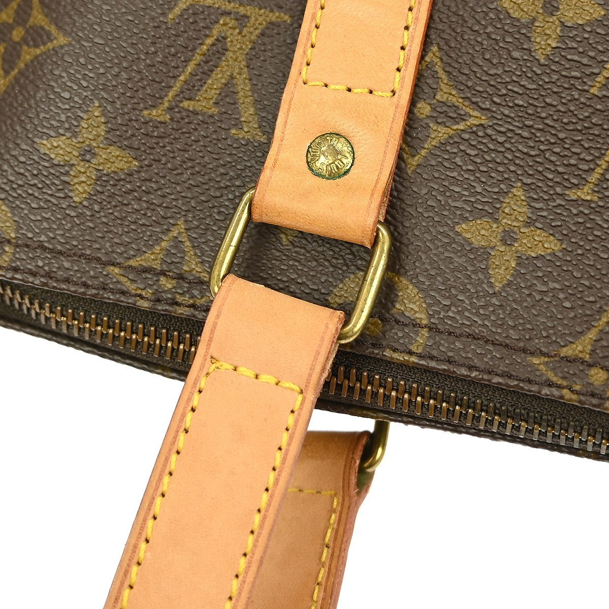 Louis Vuitton Flanerie Handbag Monogram Canvas, BROWN, CANVAS, Tote bag