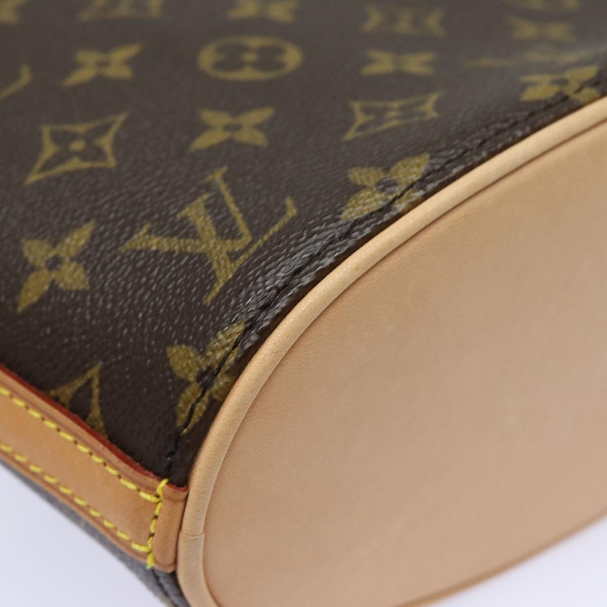 Louis Vuitton Drouot Handbag Monogram Canvas, BROWN, CANVAS, Shoulder bag