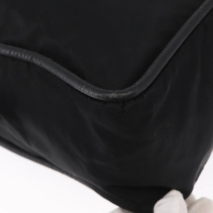 Celine Vintage Shoulder Bag Nylon, BLACK, NYLON, Shoulder bag