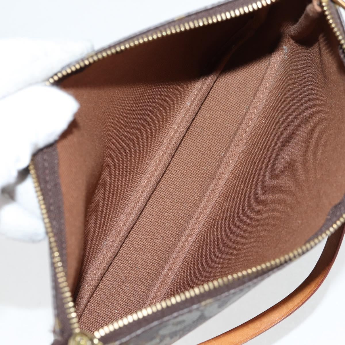 Louis Vuitton Pochette Accessoires NM Monogram Canvas, BROWN, CANVAS, Clutche & pouche