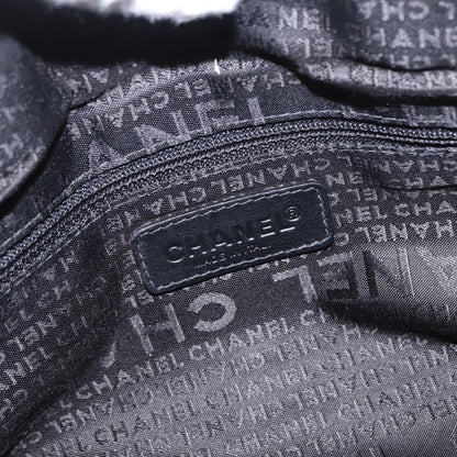 Chanel Square Stitch Boston Bag Quilted Nylon, BLACK, NYLON, Travel bag