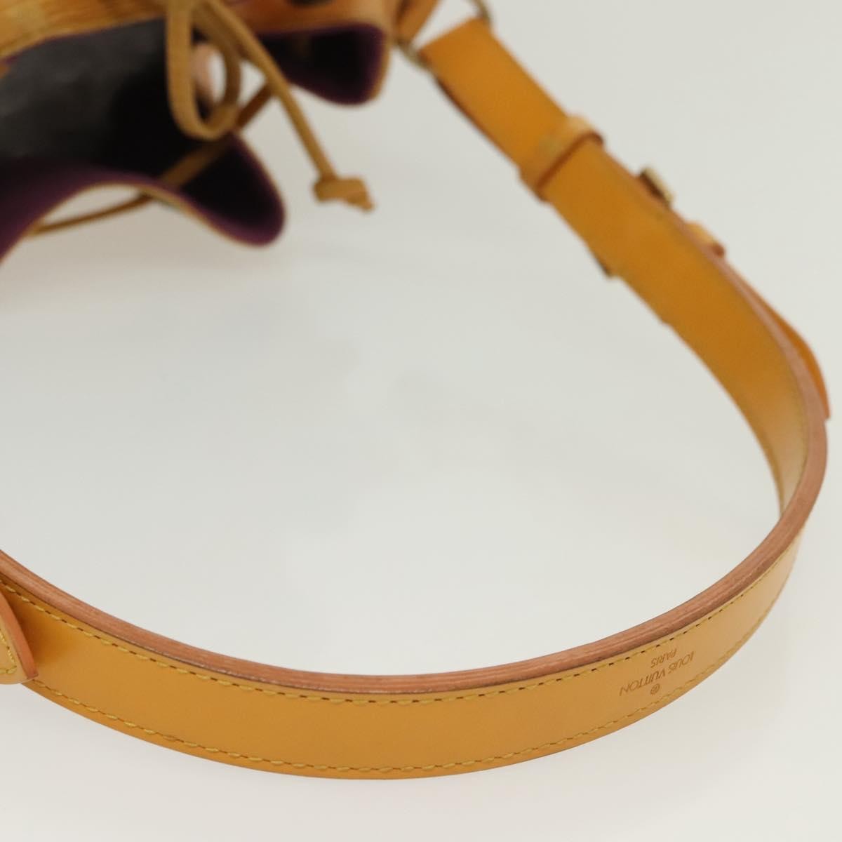 Louis Vuitton Petit Noe Handbag Epi Leather, YELLOW, LEATHER, Handbag