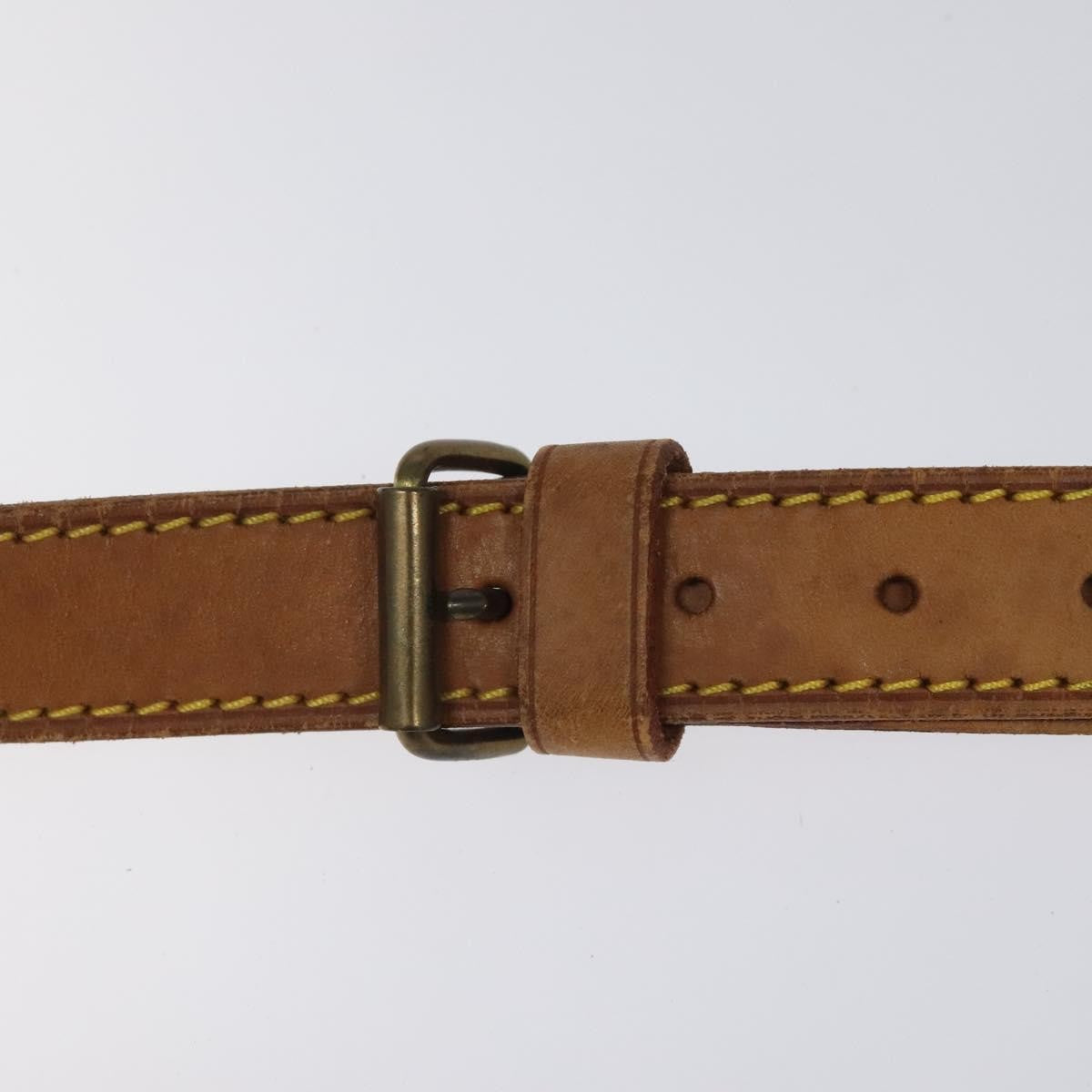 Louis Vuitton Adjustable Shoulder Strap Vachetta Leather, BEIGE, LEATHER, Straps