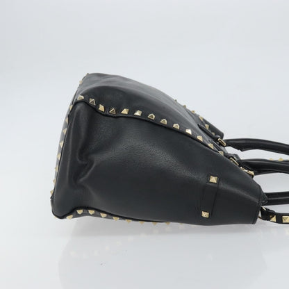 Valentino Garavani Rockstud Tote Soft Leather, BLACK, LEATHER, Tote bag
