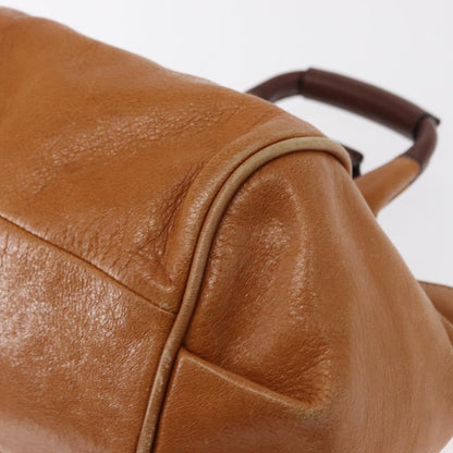Chloe Ethel Handbag Leather, BROWN, LEATHER, Handbag