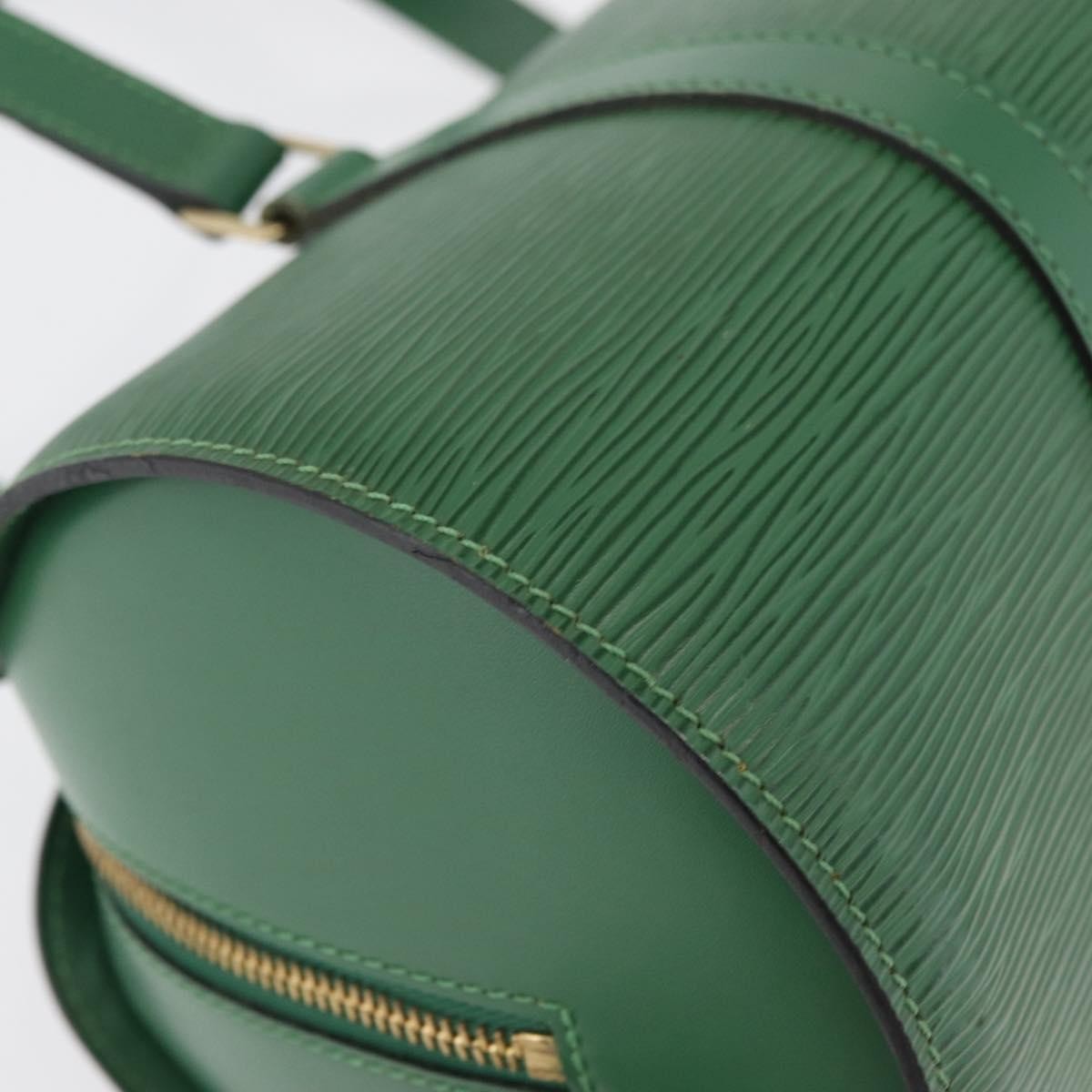 Louis Vuitton Soufflot Handbag Epi Leather, Green, Leather, Handbag