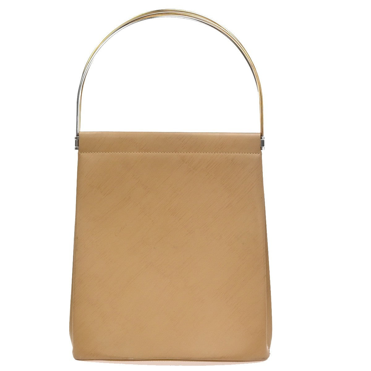 cartier Trinity Hand bag Leather, Beige, Leather, Handbag