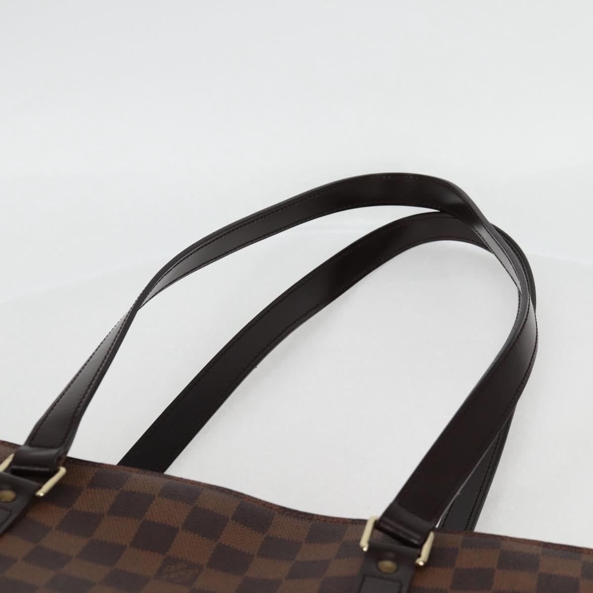 Louis Vuitton Babylone Handbag Damier, BROWN, CANVAS, Shoulder bag