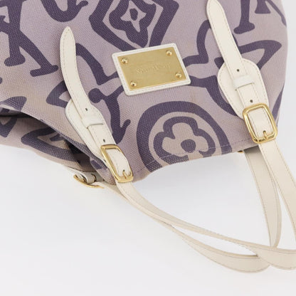 Louis Vuitton Tahitienne Cabas Canvas, Purple, Canvas, Tote Bag