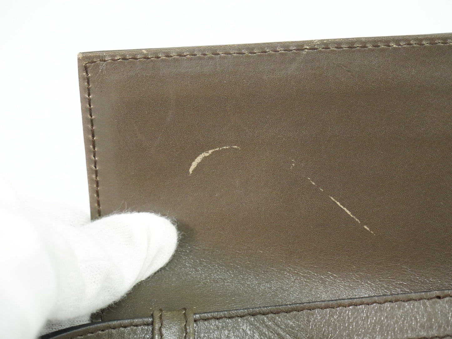 Salvatore Ferragamo Gancini Shoulder Bag Leather, BROWN, LEATHER, Shoulder bag